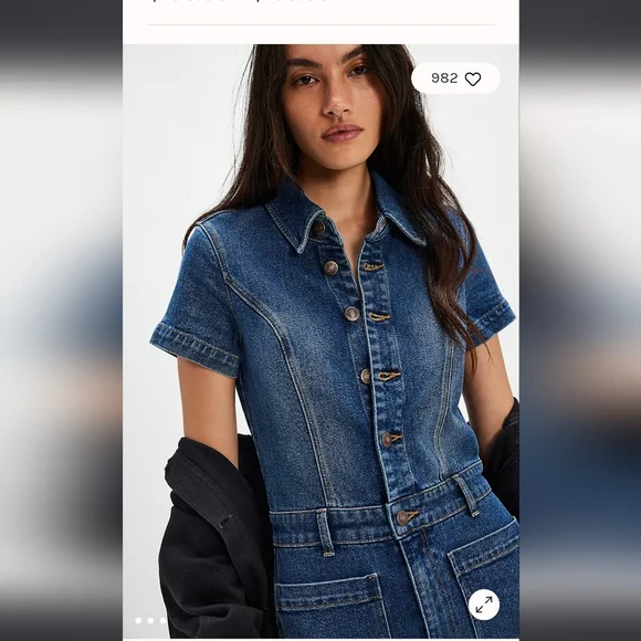 ROLLA'S NWT Sailor Jumpsuit Breaker in Mid Vintage Blue Size 8/s - Picture 2 of 13